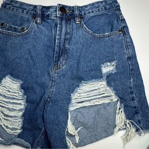 Statement8 Distressed Denim Shorts
